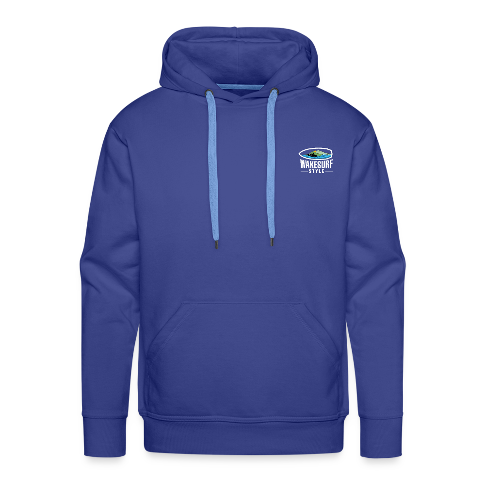 Board Meeting In Session Wakesurf Style Men’s Premium Hoodie - royal blue