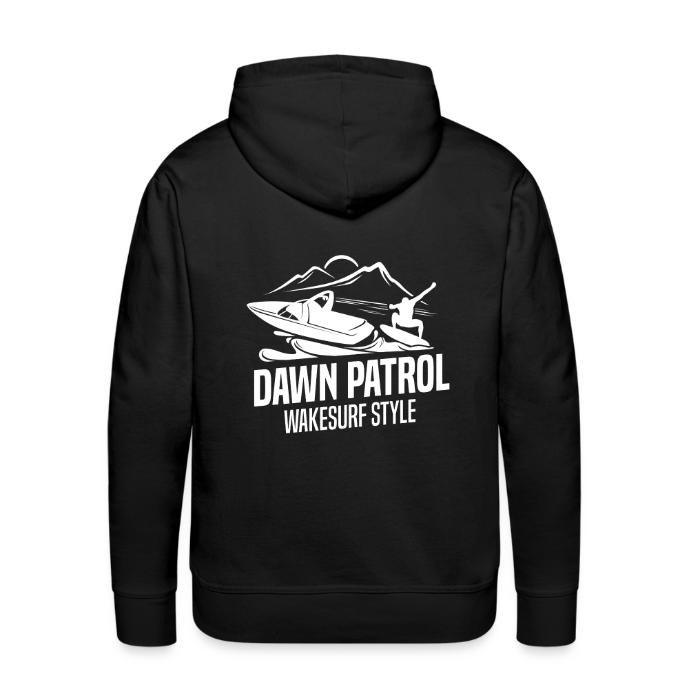 Dawn Patrol Wakesurf Style Men’s Premium Hoodie - black