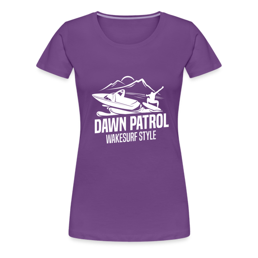 Dawn Patrol Women’s Premium T-Shirt - purple