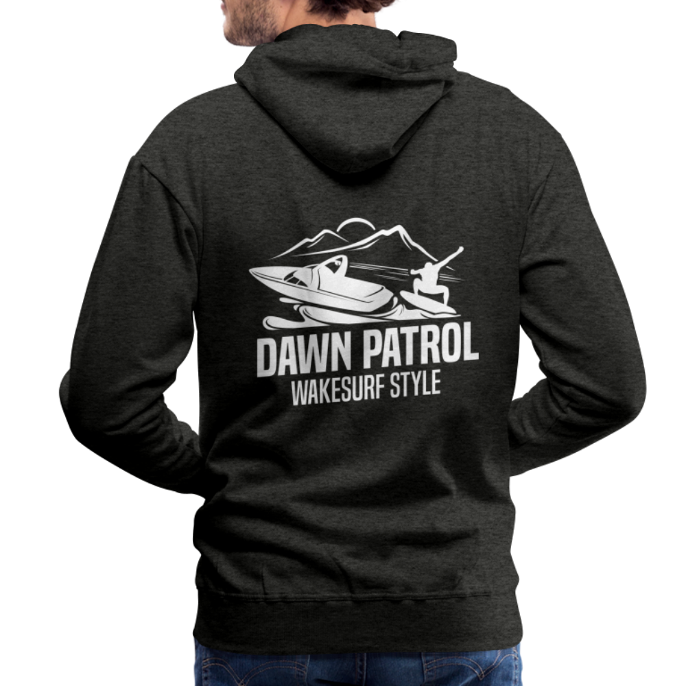 Dawn Patrol Wakesurf Style Men’s Premium Hoodie - charcoal grey