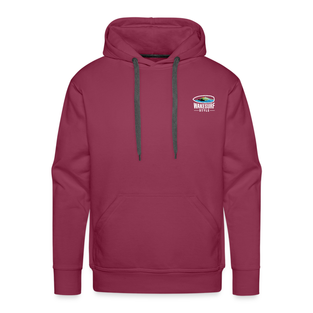 Board Meeting In Session Wakesurf Style Men’s Premium Hoodie - burgundy