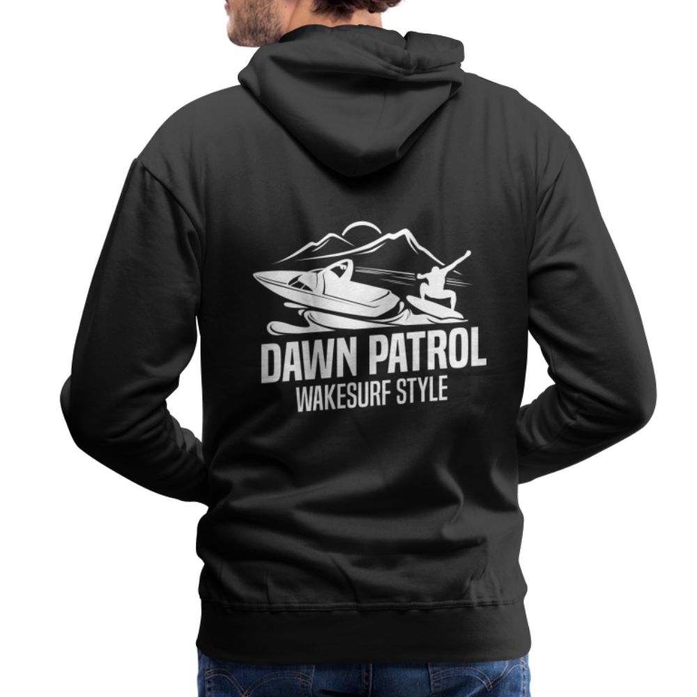 Dawn Patrol Wakesurf Style Men’s Premium Hoodie - black