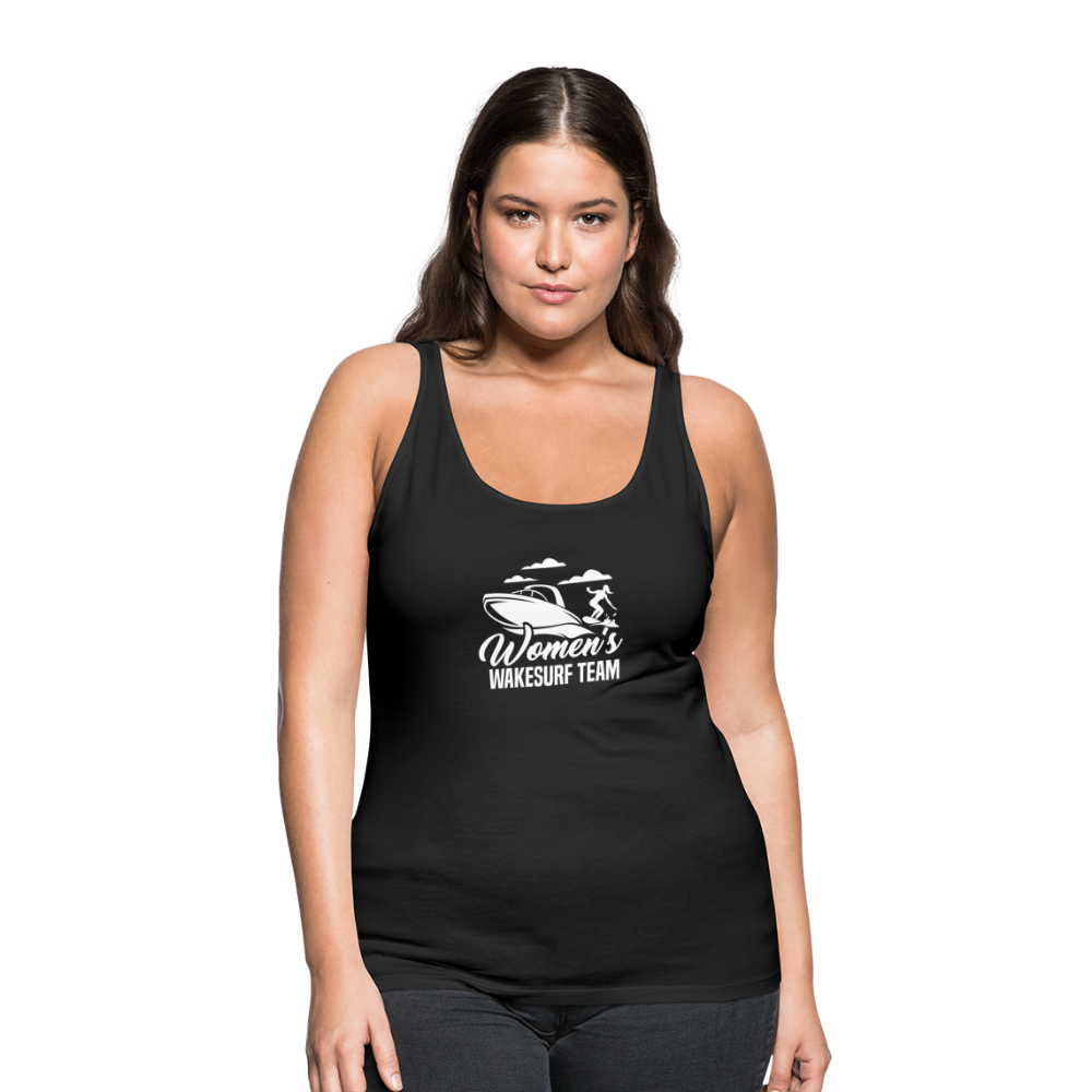 Women's Wakesurf Team Women’s Premium Tank Top - black
