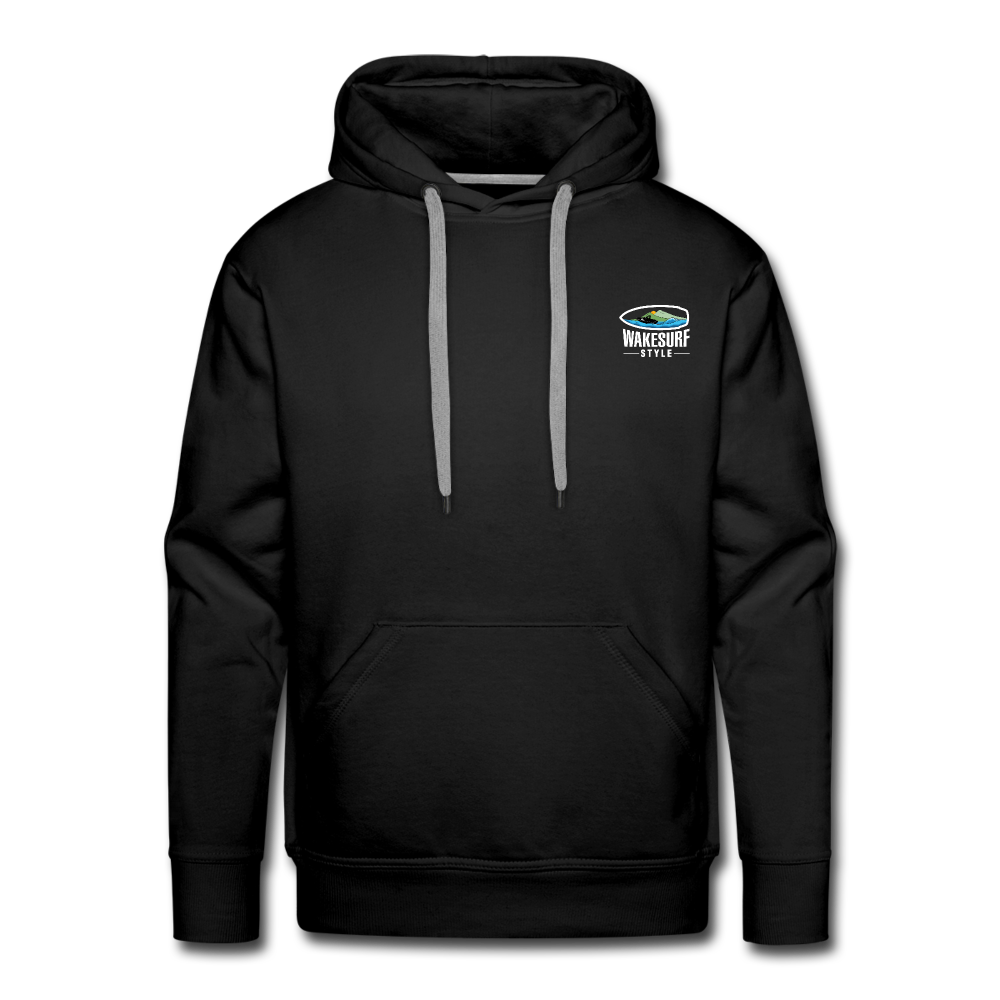 Dawn Patrol - Old Guy Wakesurf Team Men’s Premium Hoodie - black