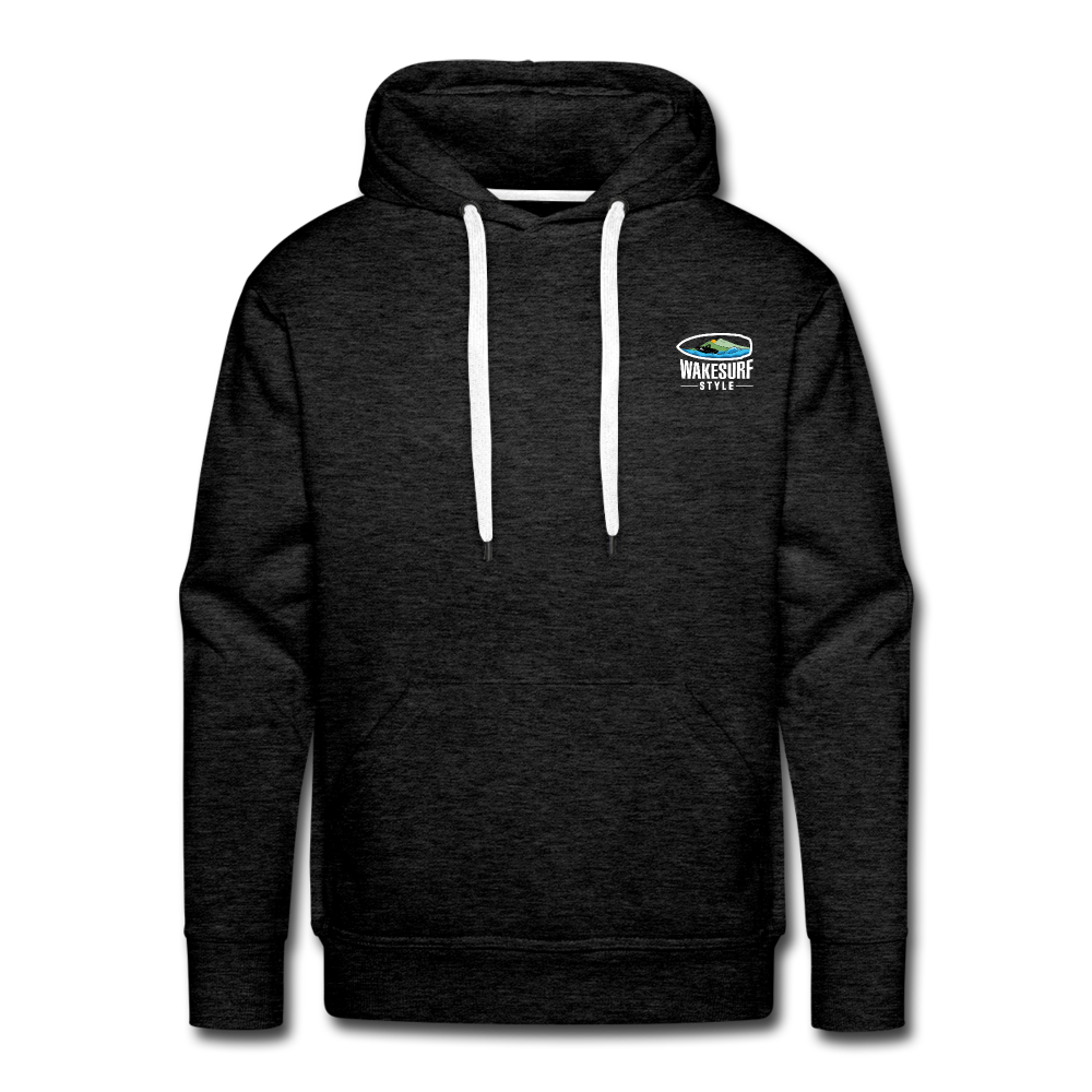 Dawn Patrol - Old Guy Wakesurf Team Men’s Premium Hoodie - charcoal grey