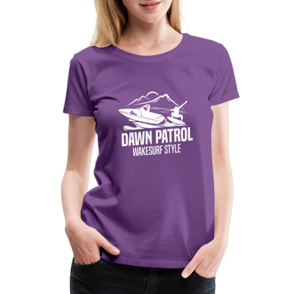 Dawn Patrol Women’s Premium T-Shirt - purple