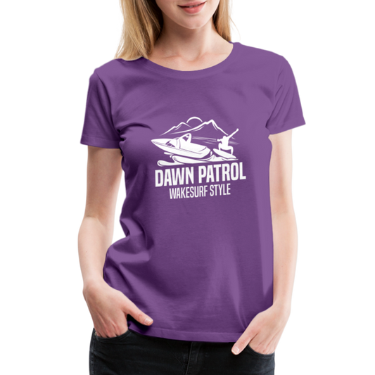 Dawn Patrol Women’s Premium T-Shirt - purple