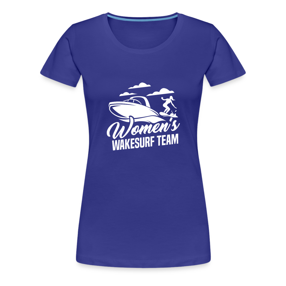 Women's Wakesurf Team Women’s Premium T-Shirt - royal blue