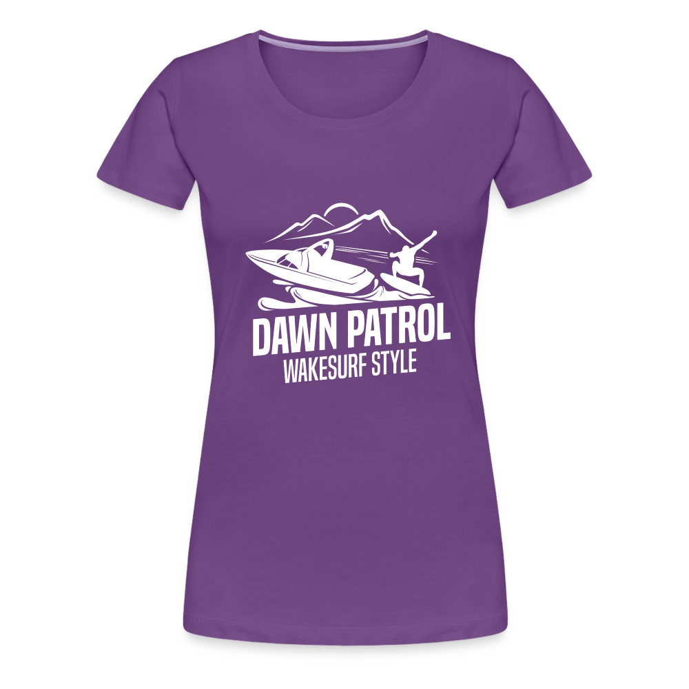 Dawn Patrol Women’s Premium T-Shirt - purple