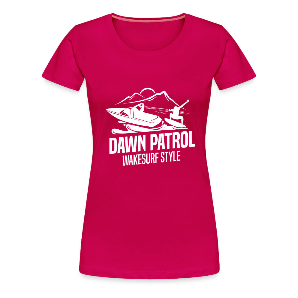 Dawn Patrol Women’s Premium T-Shirt - dark pink