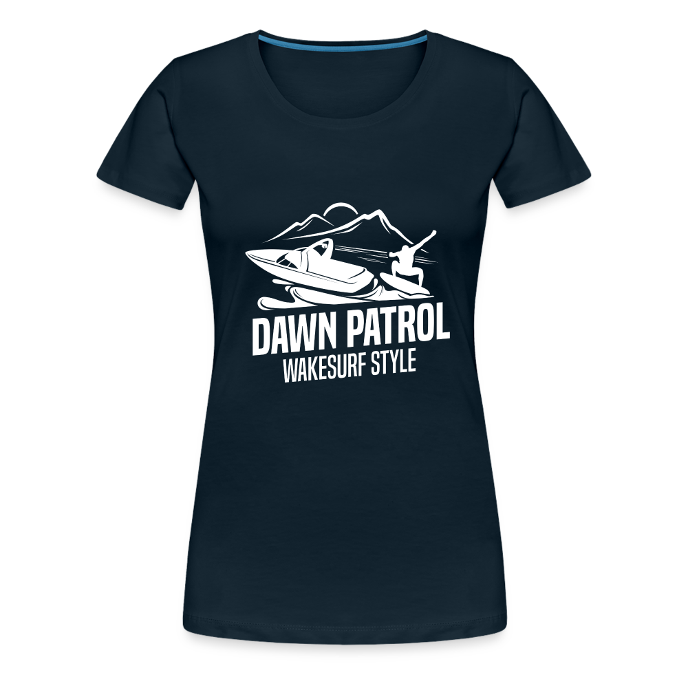 Dawn Patrol Women’s Premium T-Shirt - deep navy