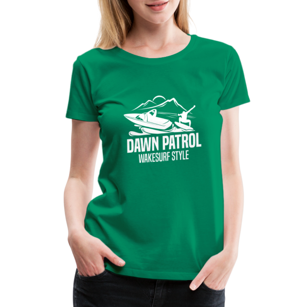 Dawn Patrol Women’s Premium T-Shirt - kelly green