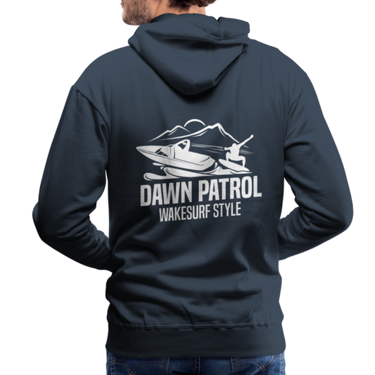 Dawn Patrol Wakesurf Style Men’s Premium Hoodie - navy