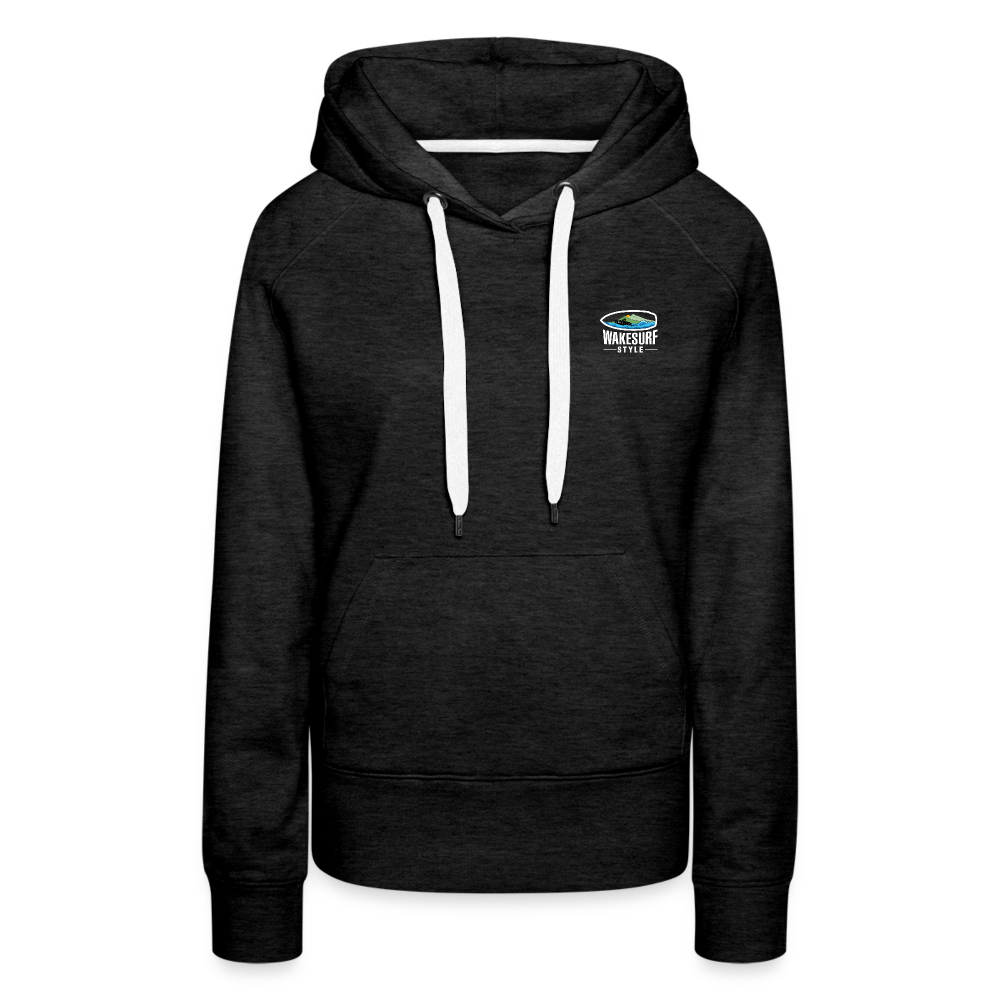 Dawn Patrol Wakesurf Style Women’s Premium Hoodie - charcoal grey