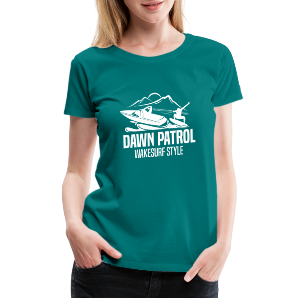 Dawn Patrol Women’s Premium T-Shirt - teal