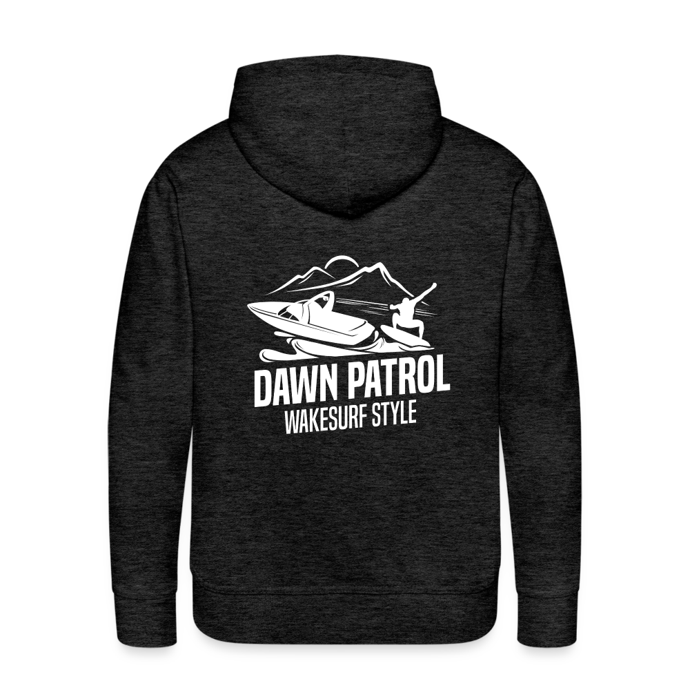 Dawn Patrol Wakesurf Style Men’s Premium Hoodie - charcoal grey