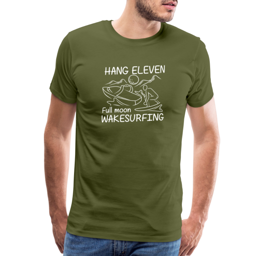 Hang Eleven Men's Premium T-Shirt - olive green