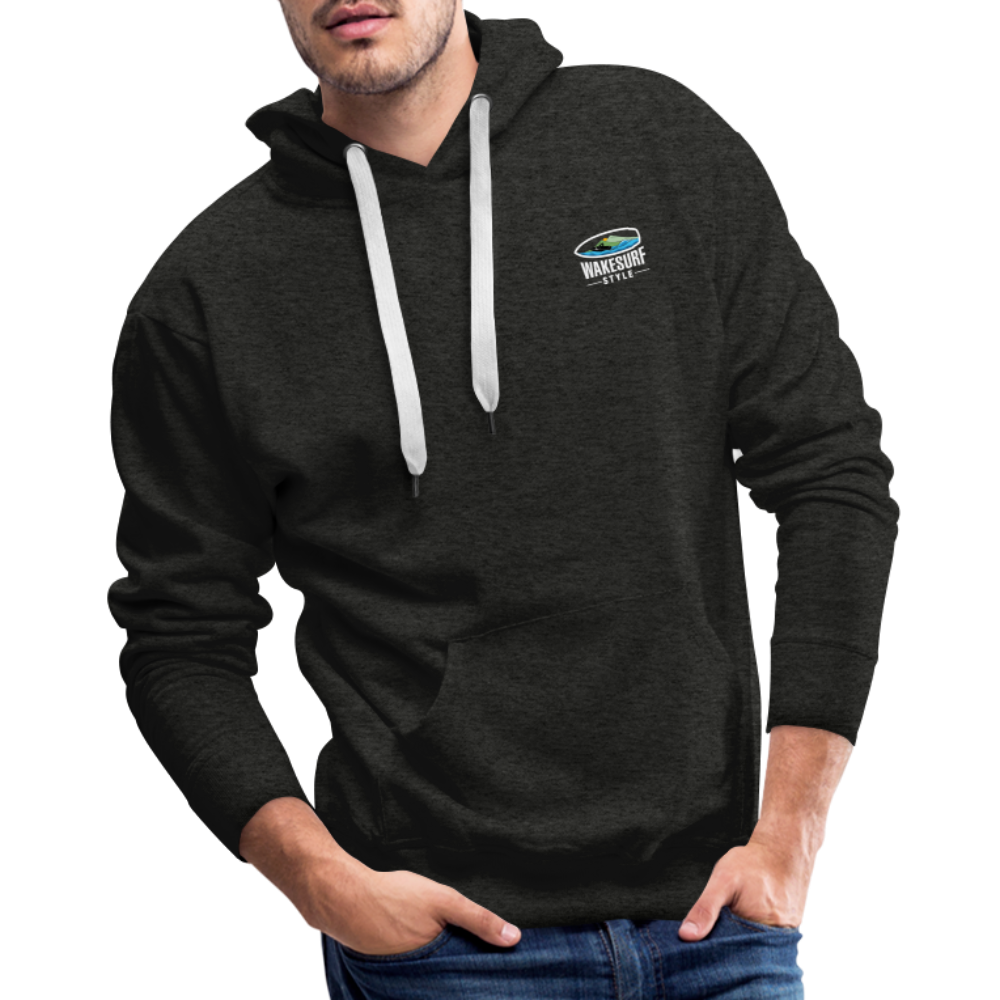 Board Meeting In Session Wakesurf Style Men’s Premium Hoodie - charcoal grey