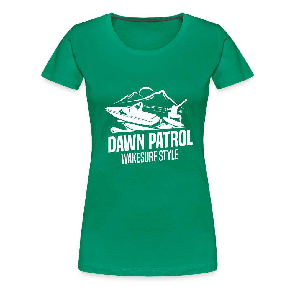 Dawn Patrol Women’s Premium T-Shirt - kelly green