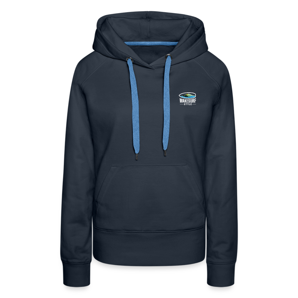 Dawn Patrol Wakesurf Style Women’s Premium Hoodie - navy