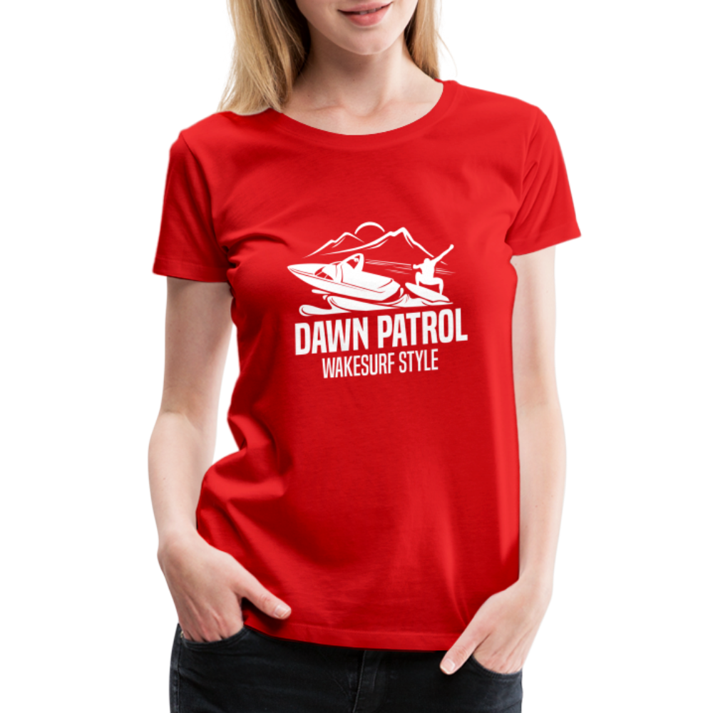 Dawn Patrol Women’s Premium T-Shirt - red