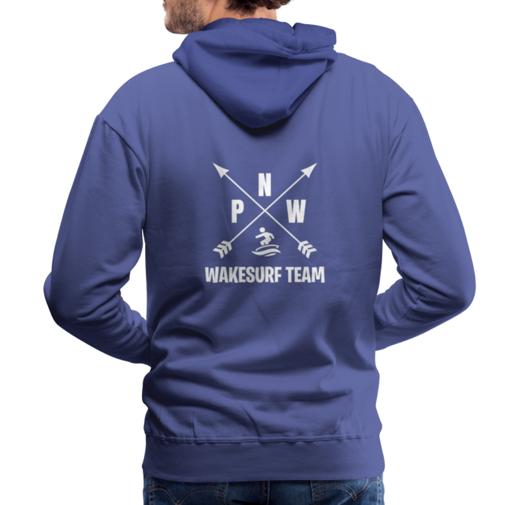 PNW Wakesurf Team Men’s Premium Hoodie - royal blue