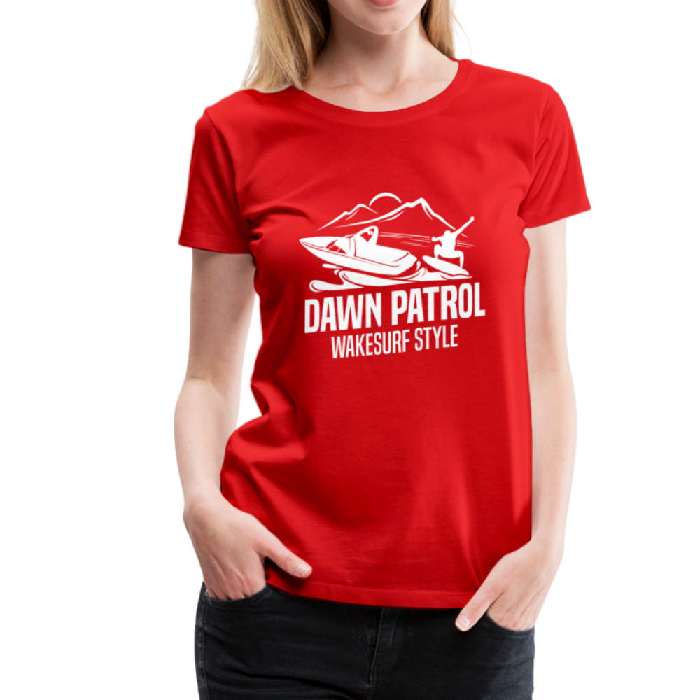 Dawn Patrol Women’s Premium T-Shirt - red