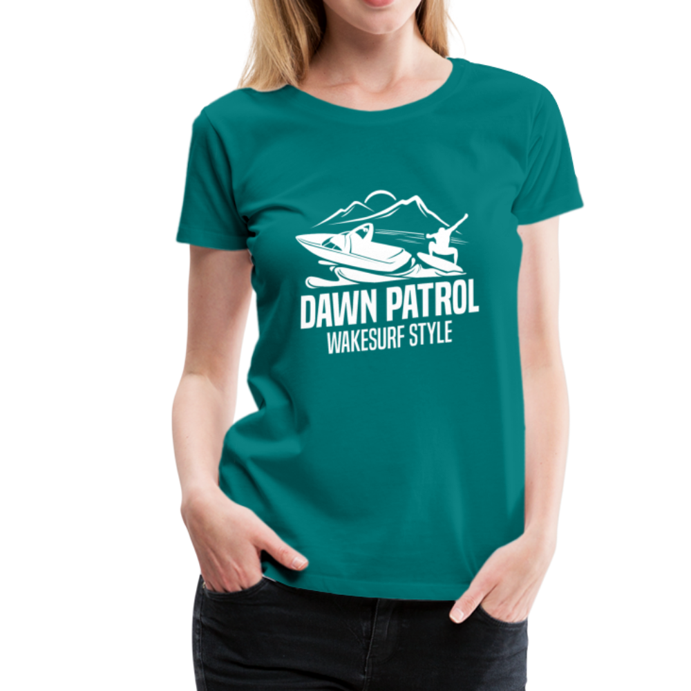 Dawn Patrol Women’s Premium T-Shirt - teal