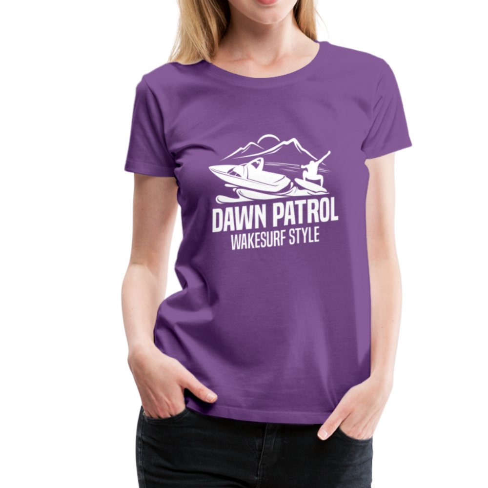 Dawn Patrol Women’s Premium T-Shirt - purple