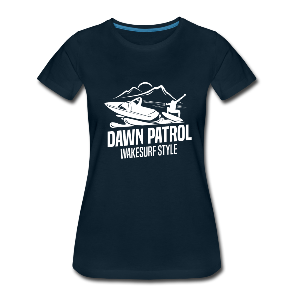 Dawn Patrol Women’s Premium T-Shirt - deep navy