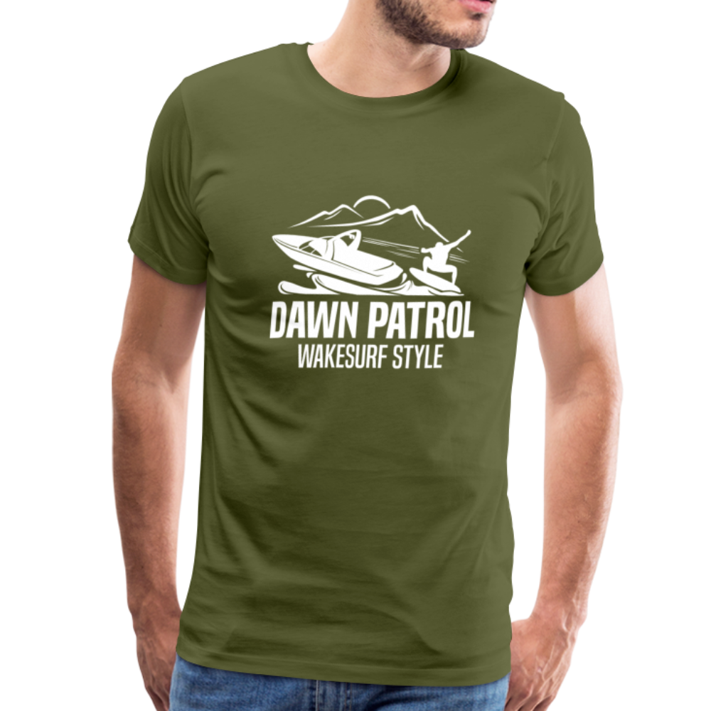 Dawn Patrol Men's Premium T-Shirt - olive green