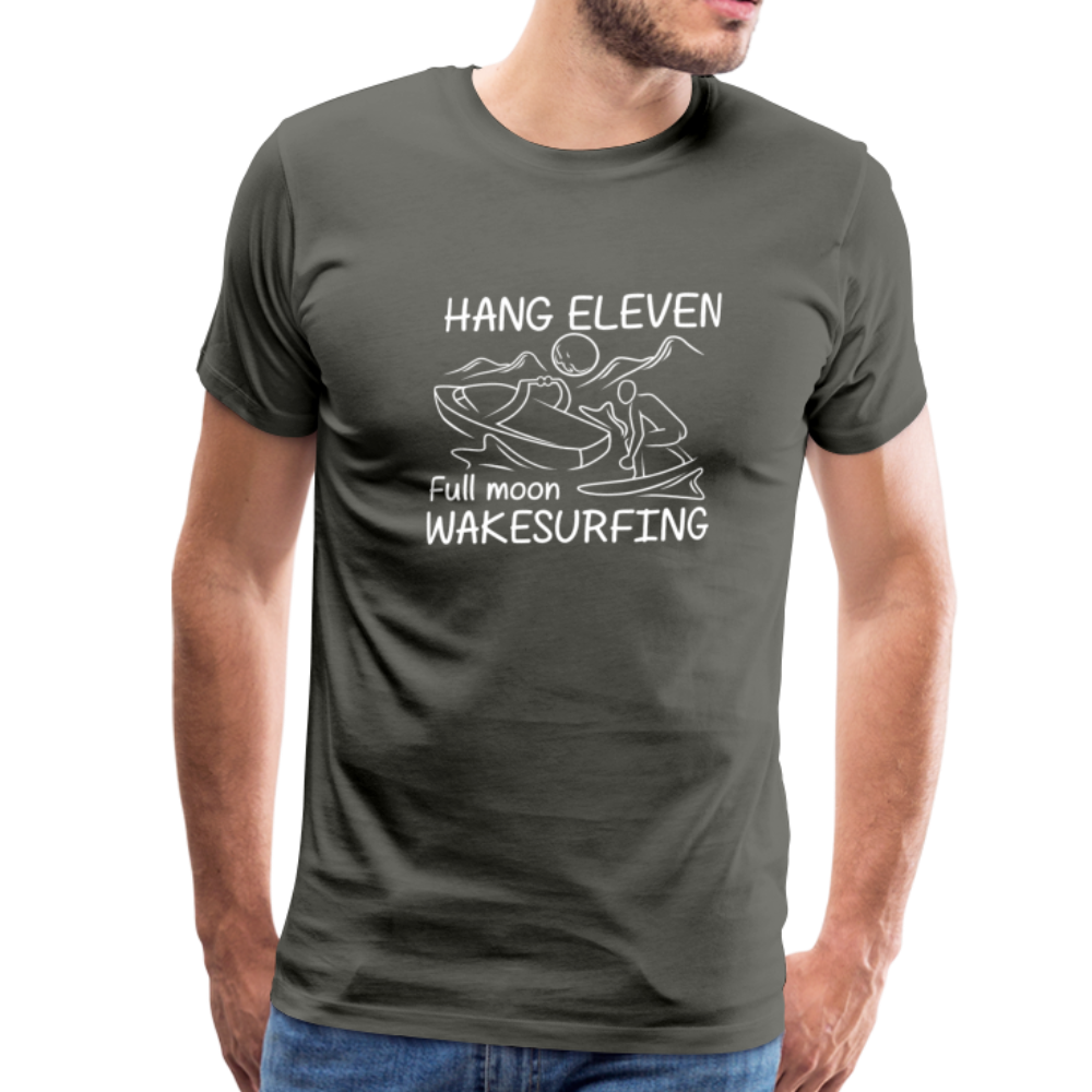 Hang Eleven Men's Premium T-Shirt - asphalt gray
