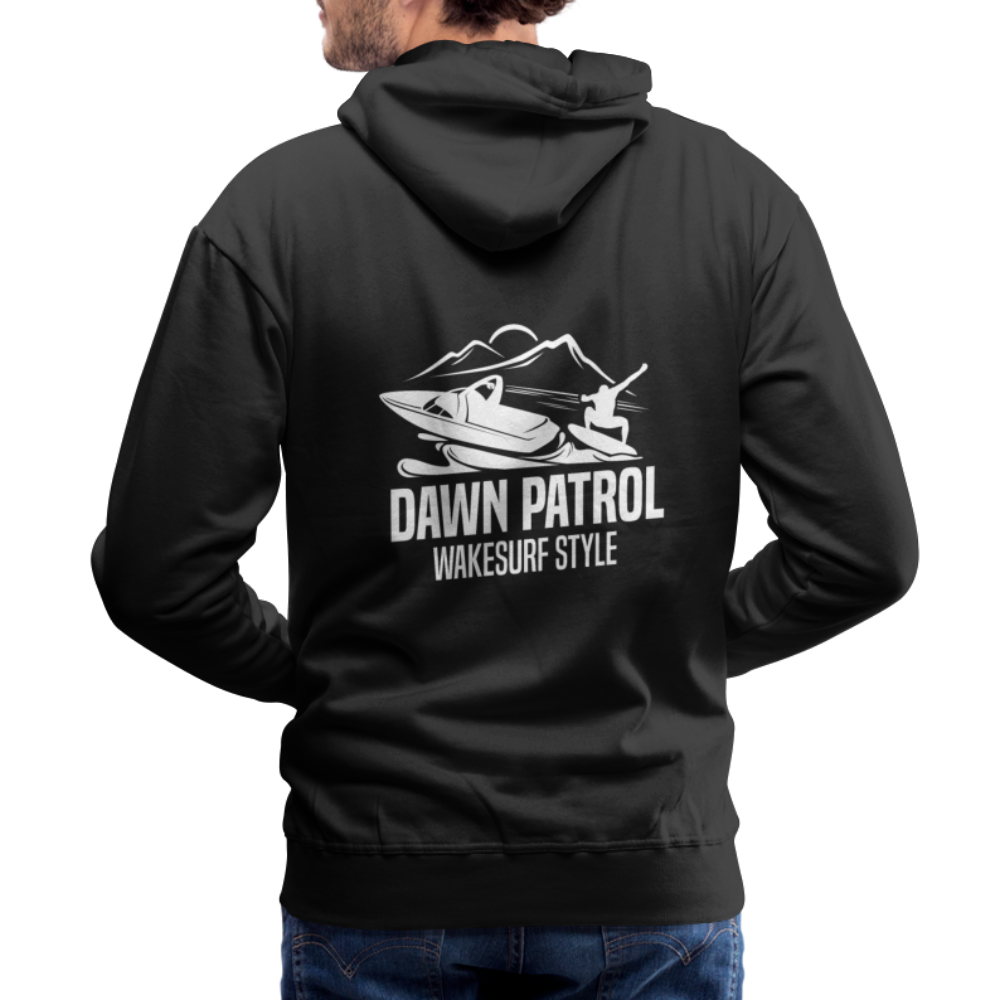Dawn Patrol Wakesurf Style Men’s Premium Hoodie - black