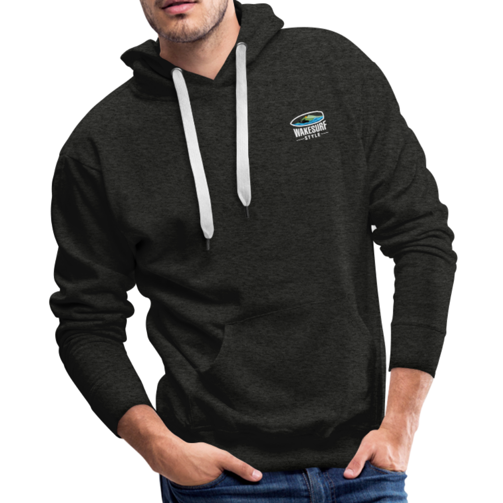 Board Meeting In Session Wakesurf Style Men’s Premium Hoodie - charcoal gray