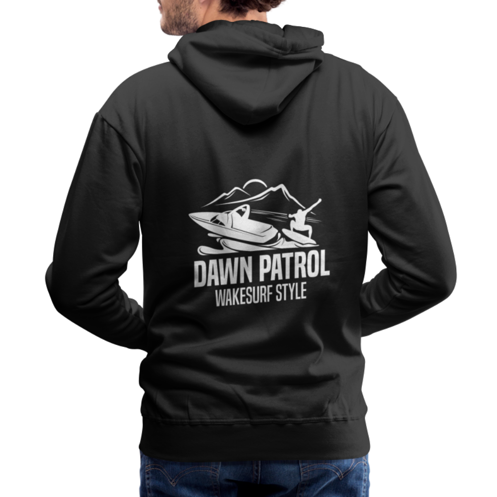 Dawn Patrol Wakesurf Style Men’s Premium Hoodie - black