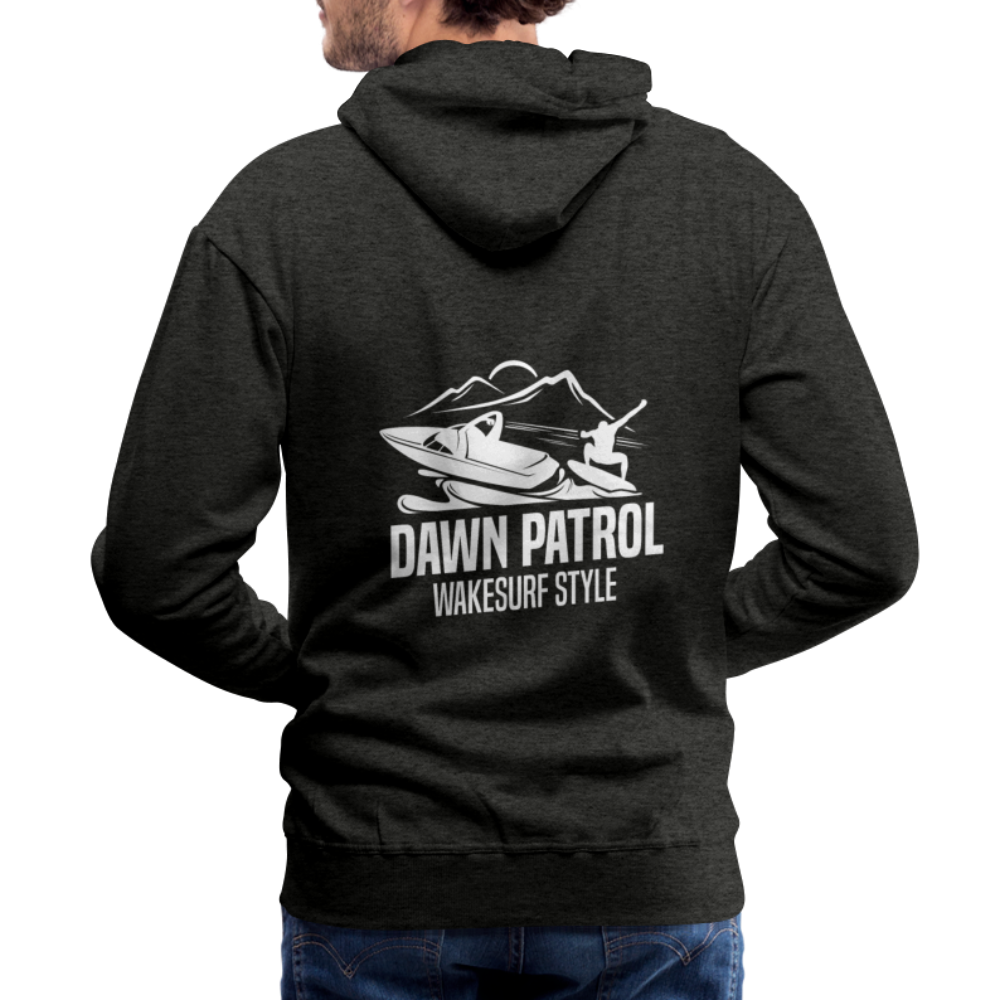 Dawn Patrol Wakesurf Style Men’s Premium Hoodie - charcoal gray