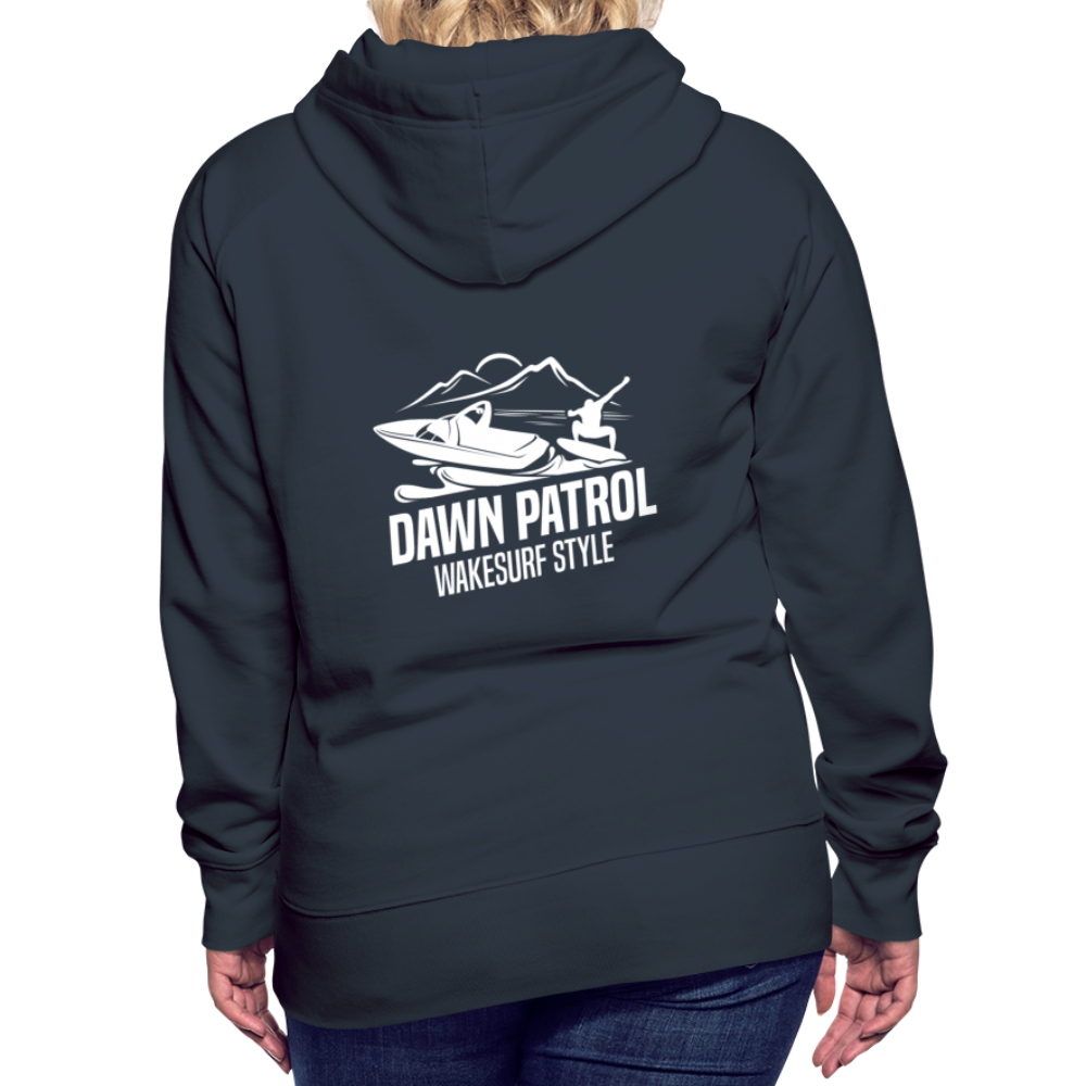 Dawn Patrol Wakesurf Style Women’s Premium Hoodie - navy