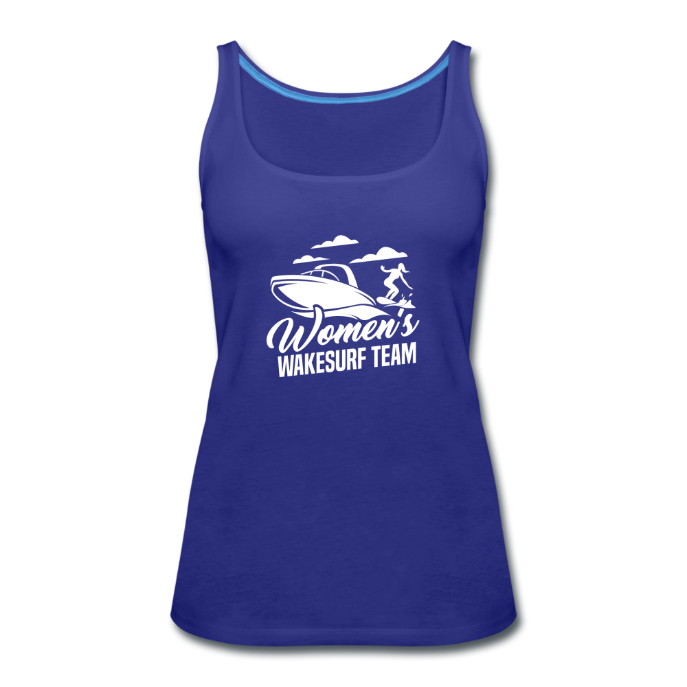 Women's Wakesurf Team Women’s Premium Tank Top - royal blue