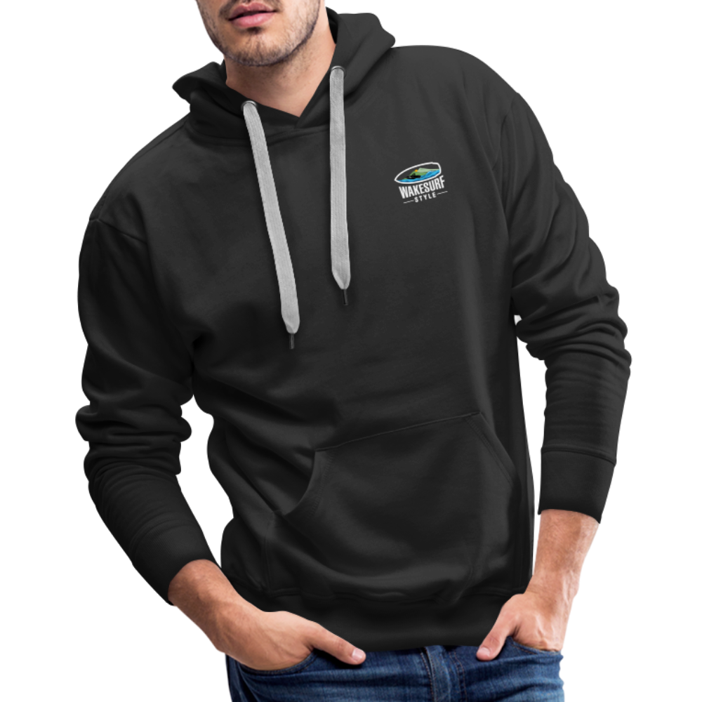 Ballast Up & Surf - Wake Responsibly - Men’s Premium Hoodie - black