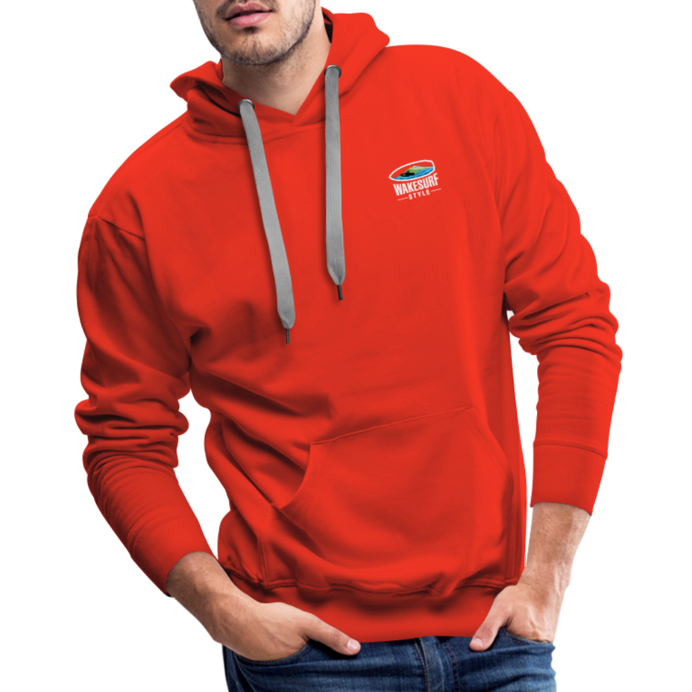 Ballast Up & Surf - Wake Responsibly - Men’s Premium Hoodie - red