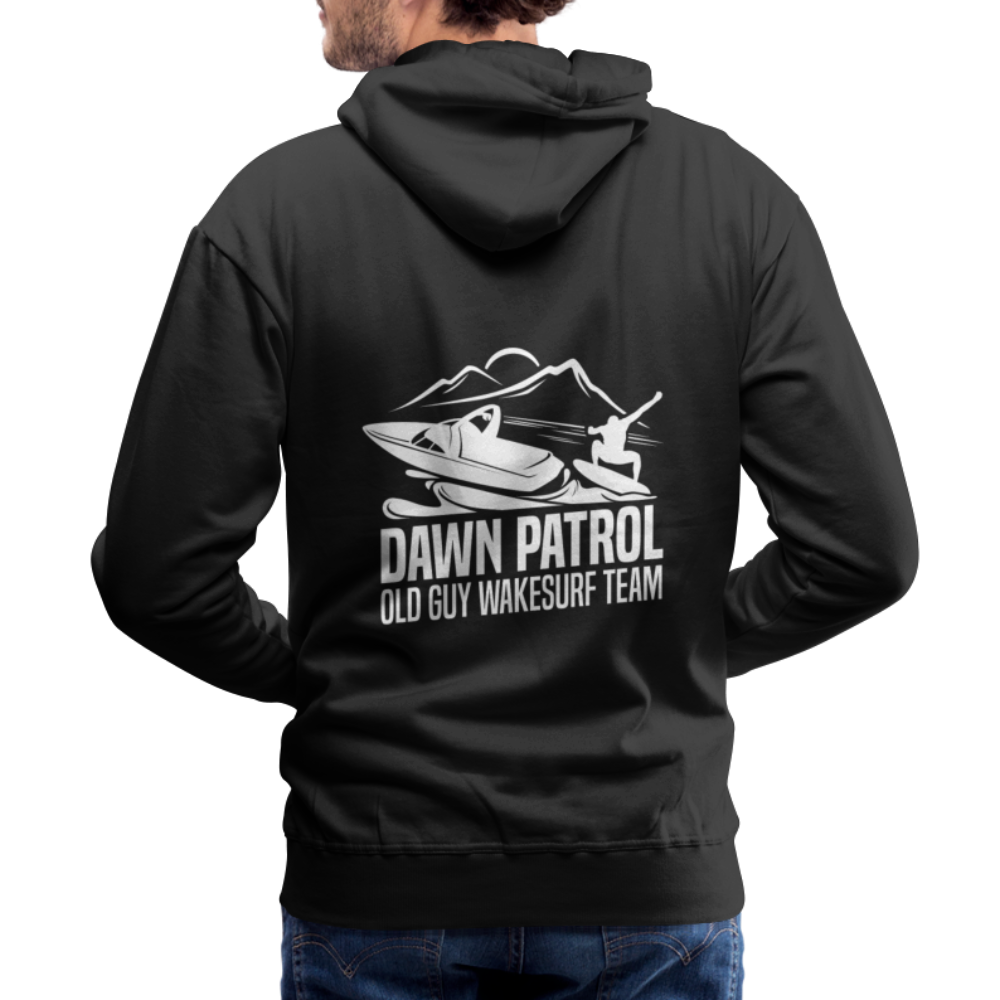 Dawn Patrol - Old Guy Wakesurf Team Men’s Premium Hoodie - black