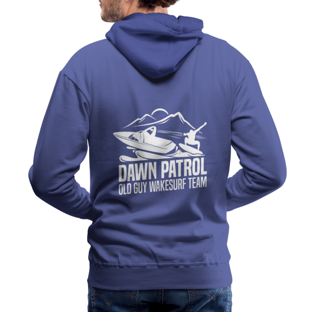 Dawn Patrol - Old Guy Wakesurf Team Men’s Premium Hoodie - royal blue