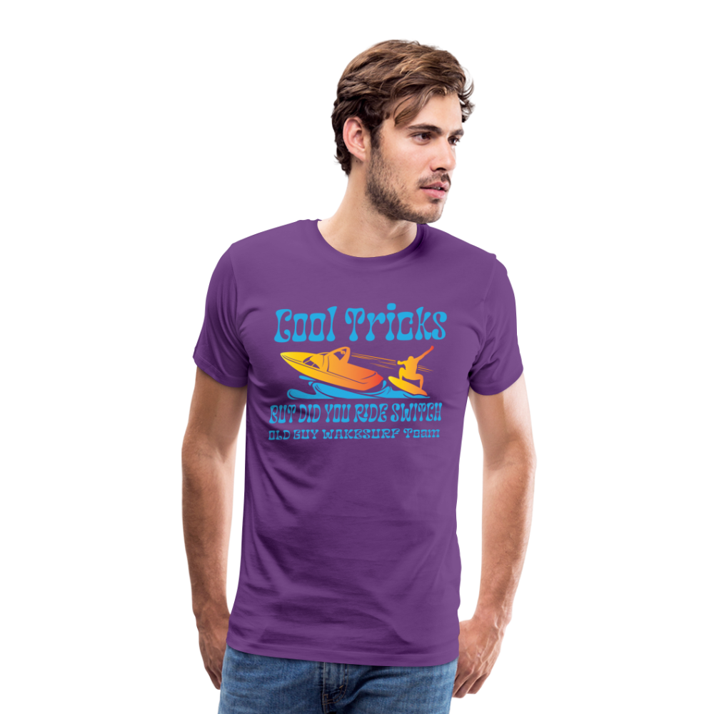 RIde Switch ?  -  Old Guy Wakesurfing Men's Premium - purple