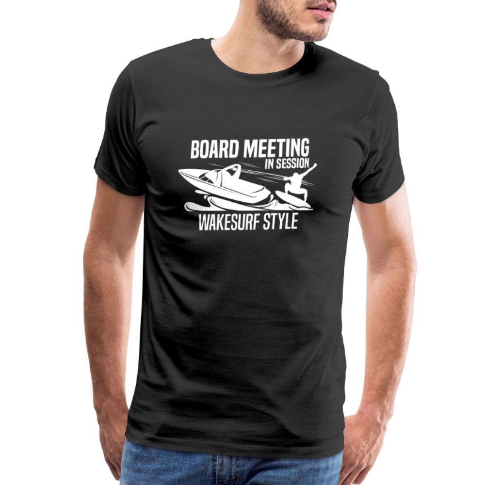 Board Meeting In Session Men's Premium T-Shirt - black