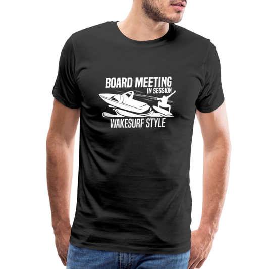 Board Meeting In Session Men's Premium T-Shirt - black